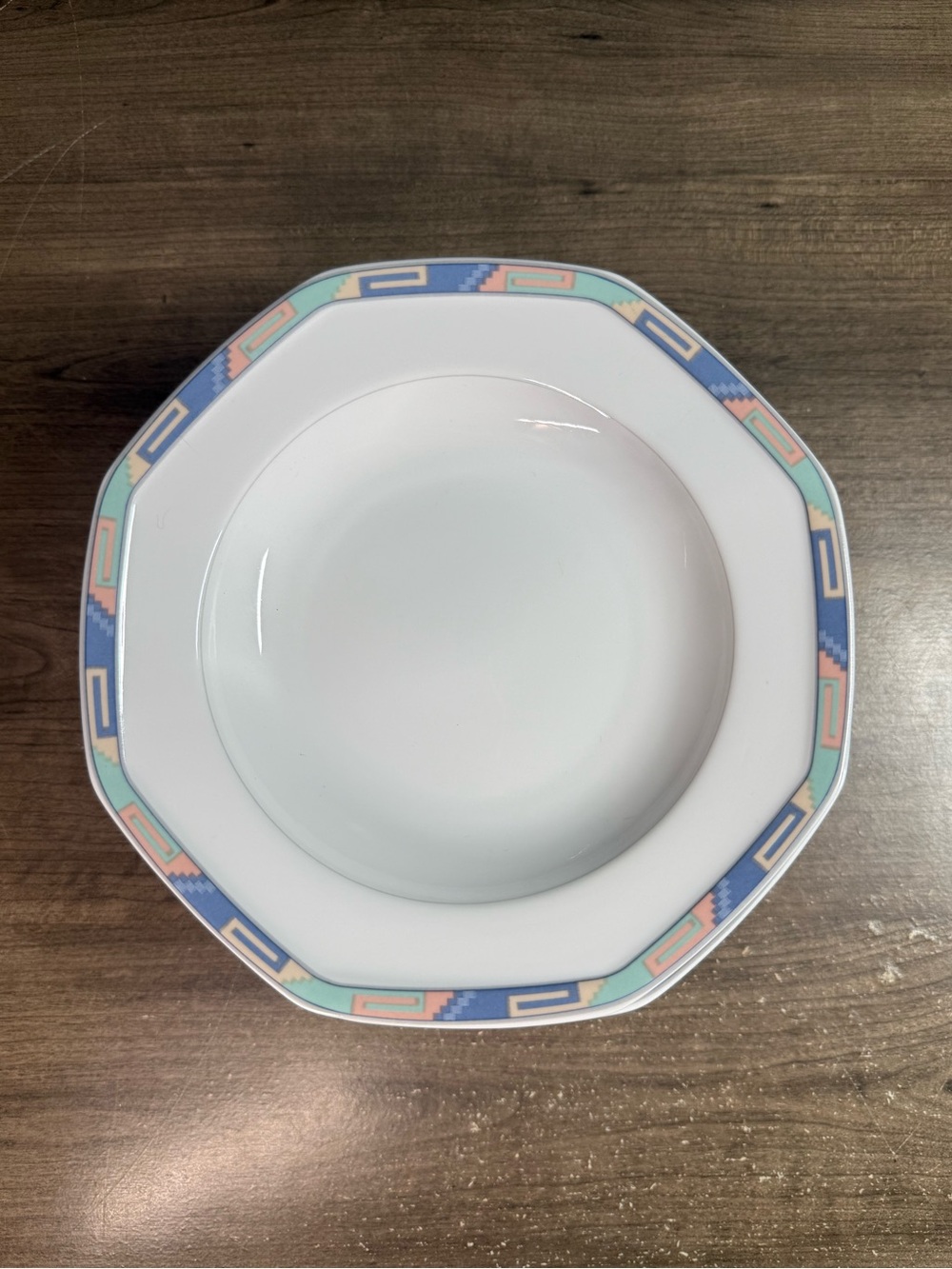 (4) Christopher Stuart Southwest Y0002 Fine China Soup Cereal Bowl 9.25”